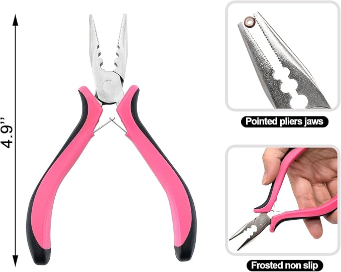 Hair extensions plier