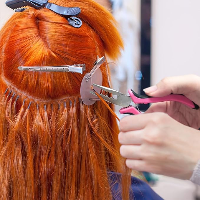 Hair extensions plier