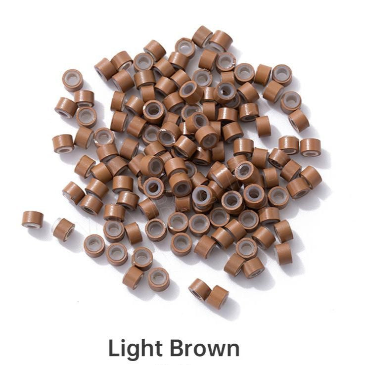 Silicone Micro Rings for flat tip hair extensions 1000Pcs
