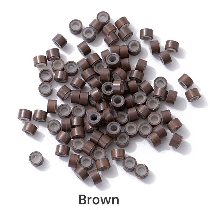 Silicone Micro Rings for flat tip hair extensions 1000Pcs